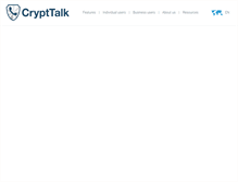 Tablet Screenshot of crypttalk.com